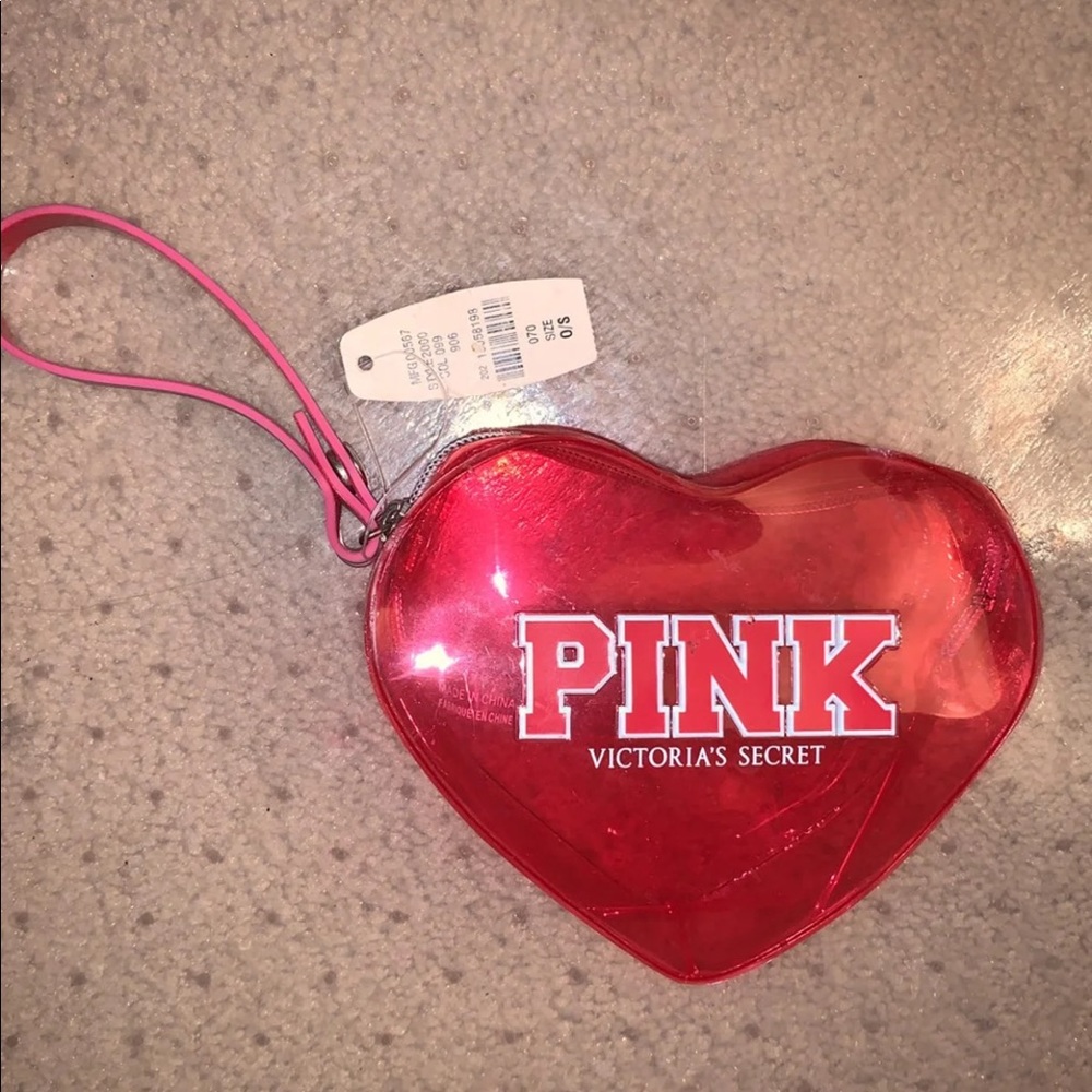 VS Pink Heart Coin Purse